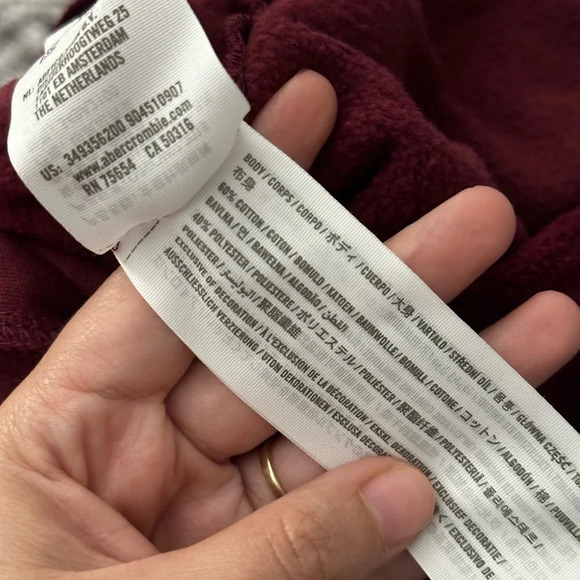 Hollister Women Red Ultra High-Rise Sweat Shorts size XS - Picture 6 of 8